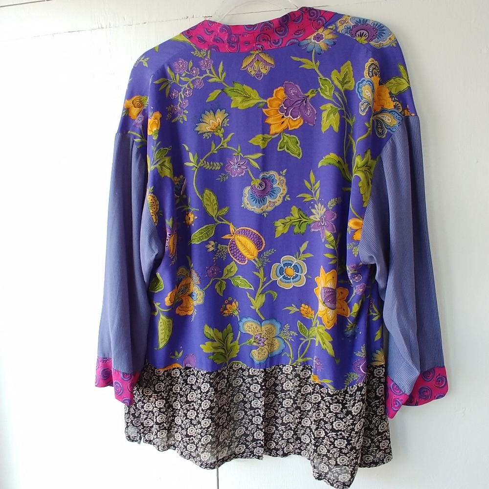 Vintage Carole Little Petites Kimono